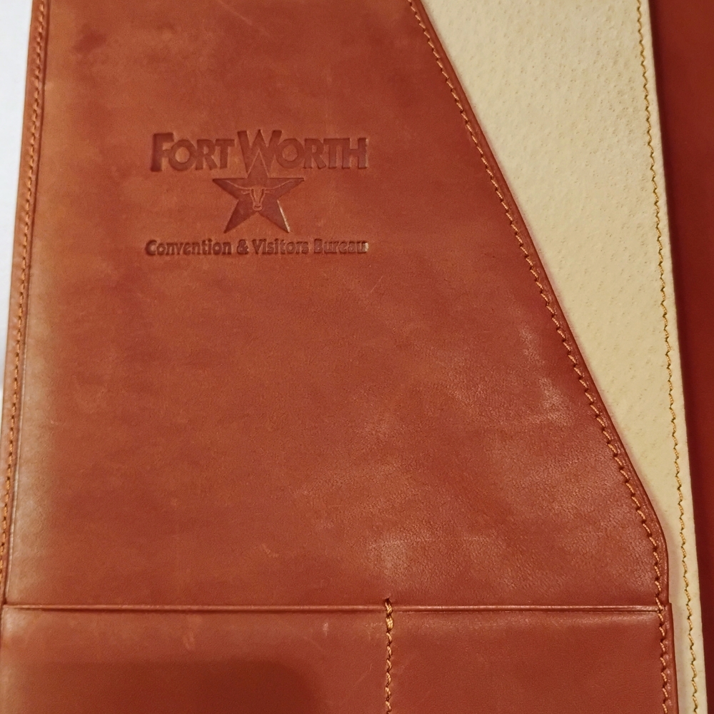 Brown Leather Journal/Notebook *tiny flaw - Picture 3 of 7
